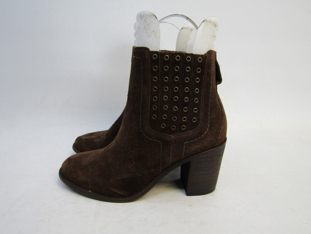 Trask Womens Size 8.5 M Brown Suede Ankle Fashion Boots Booties